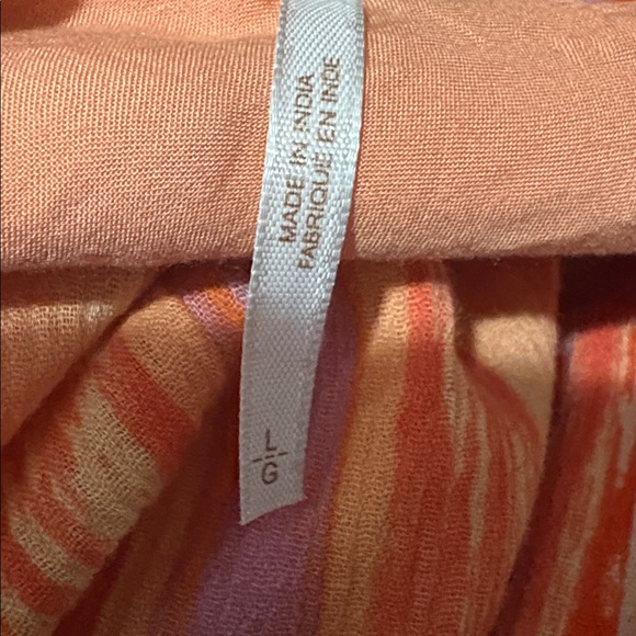 Free People Red and Orange One-Shoulder Mini Dress - Picture 4 of 4